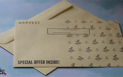 پاکت پستی طرح دار